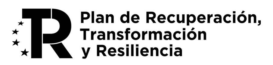 Logo PRTR tres líneas NEGRO Logo PRTR tres líneas NEGRO